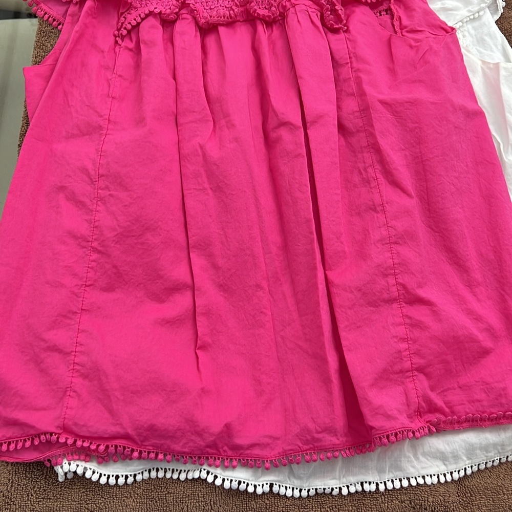 J. Crew Fuchsia Ruffle Blouse - Picture 4 of 6
